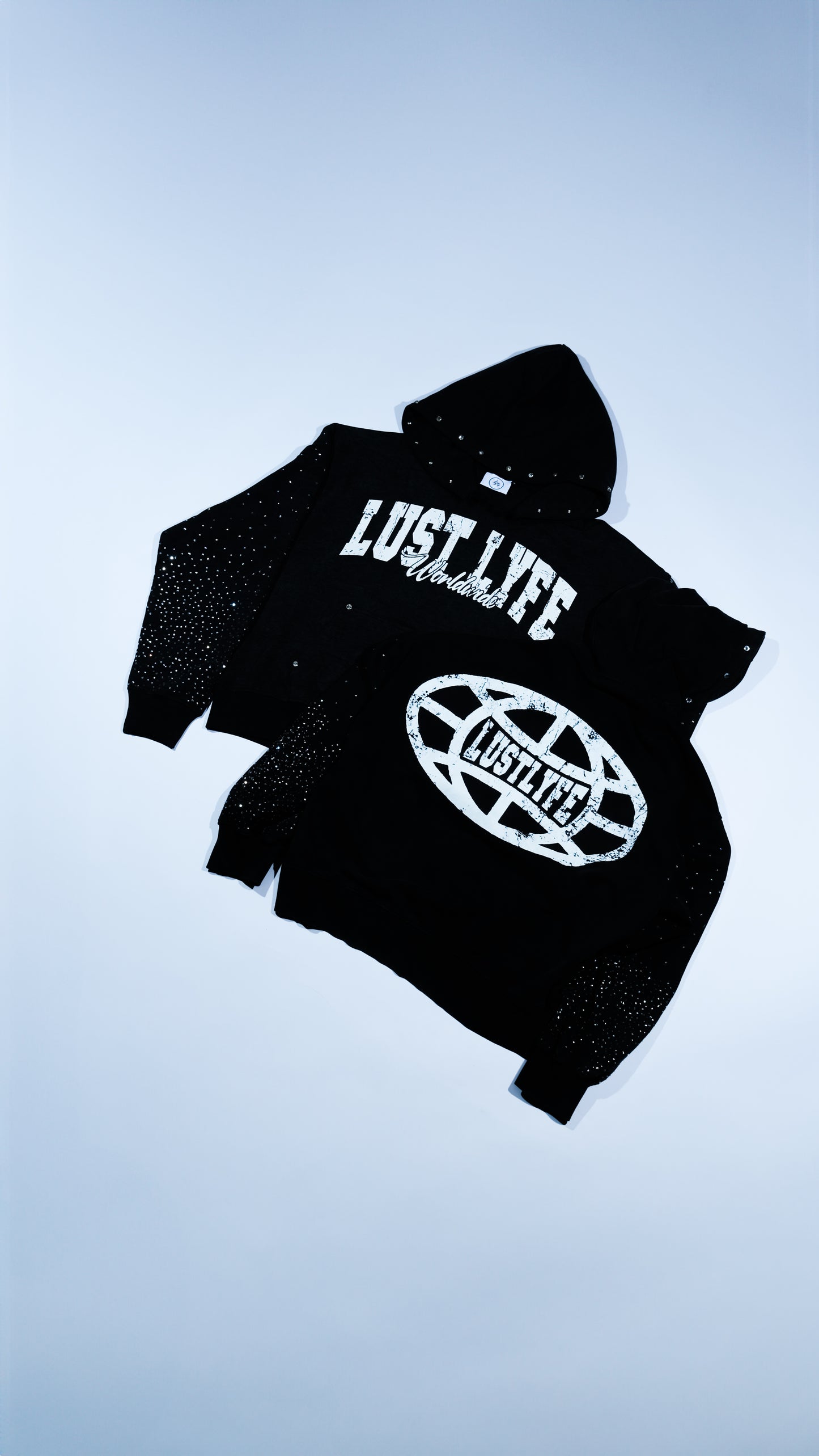 ASH BLACK WORLDWIDE HOODIE