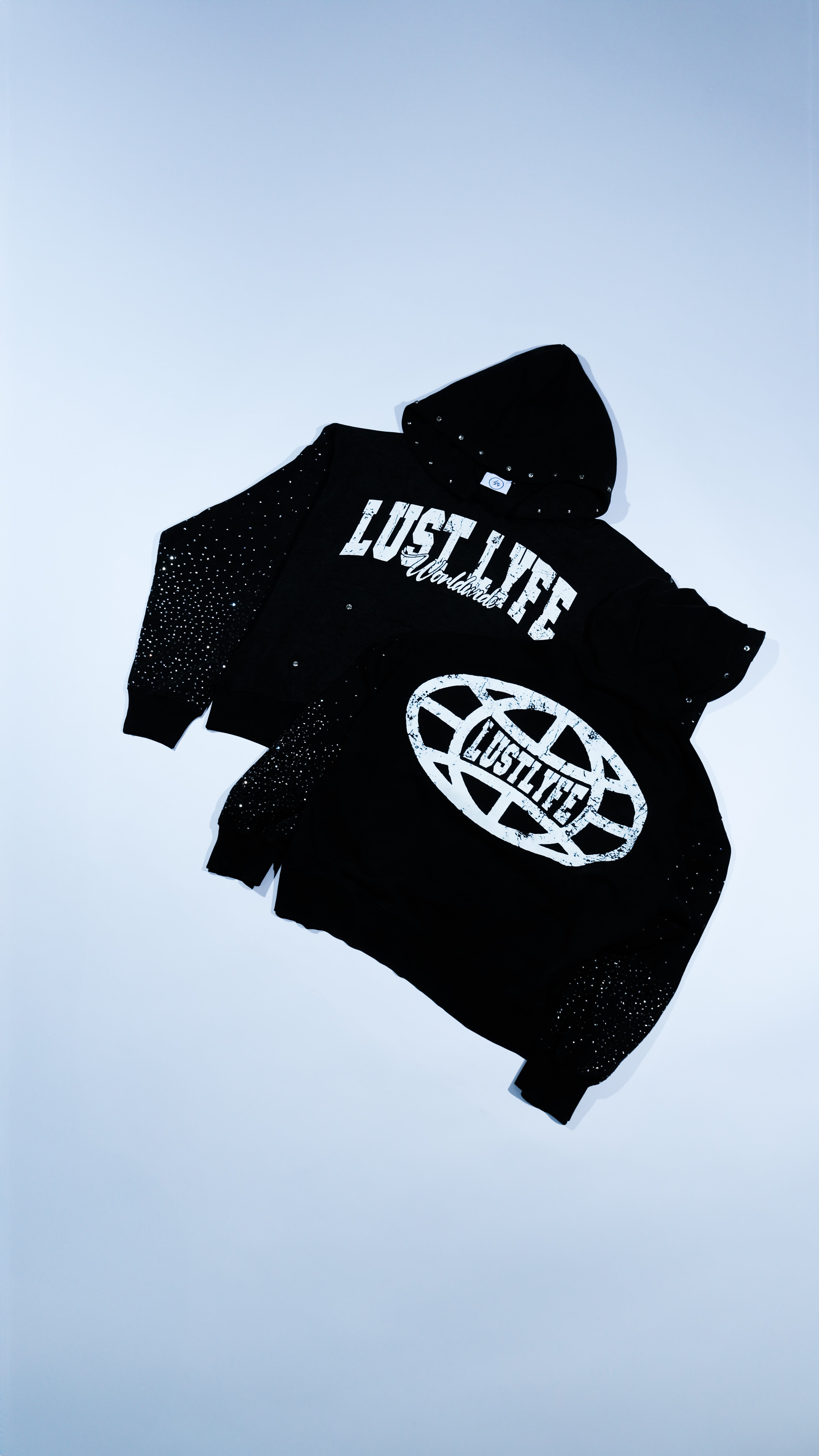 ASH BLACK WORLDWIDE HOODIE